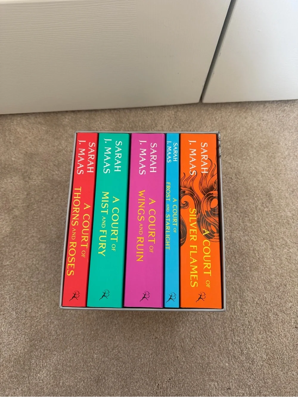 Target Sarah J. Maas Colorful Book Set (Red, Teal, Pink, Purple, Blue, Orange)